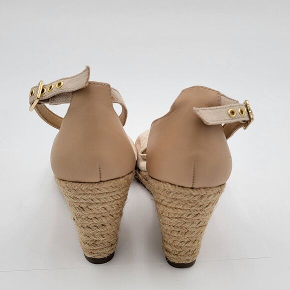 NEW Blakely Me Too Summer Sandals Toe Shoes Buckle Platform Espadrille Wedge 8M - Picture 3 of 13